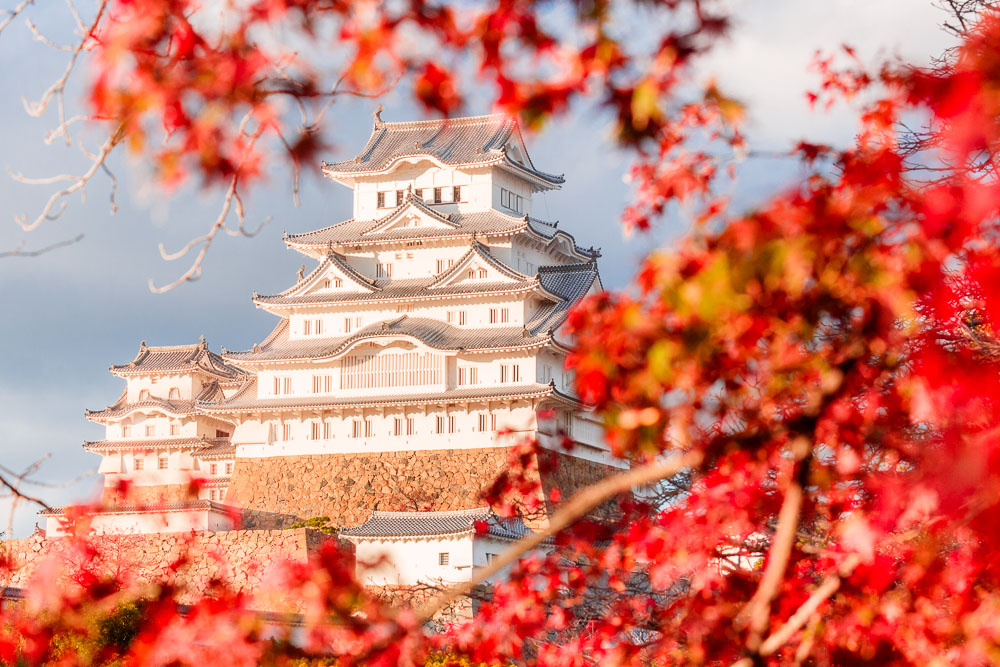 Himeiji Castle Japan autumn 01