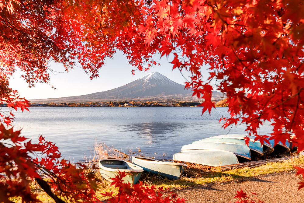 Japan momiji autumn Loic Lagarde Fuji