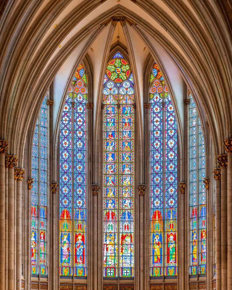 Vitraux de la cathédrale de Cologne ou Kölner Dom - UNESCO Germany Allemagne © Loic Lagarde 2022