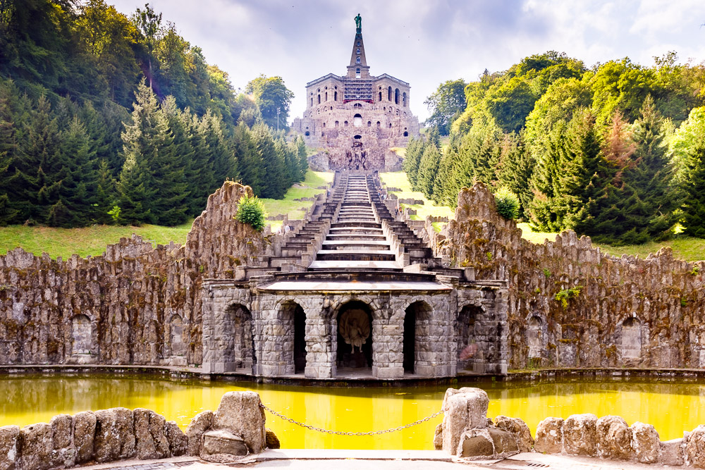 Wilhelmshöhe Castle and its Bergpark in Kassel