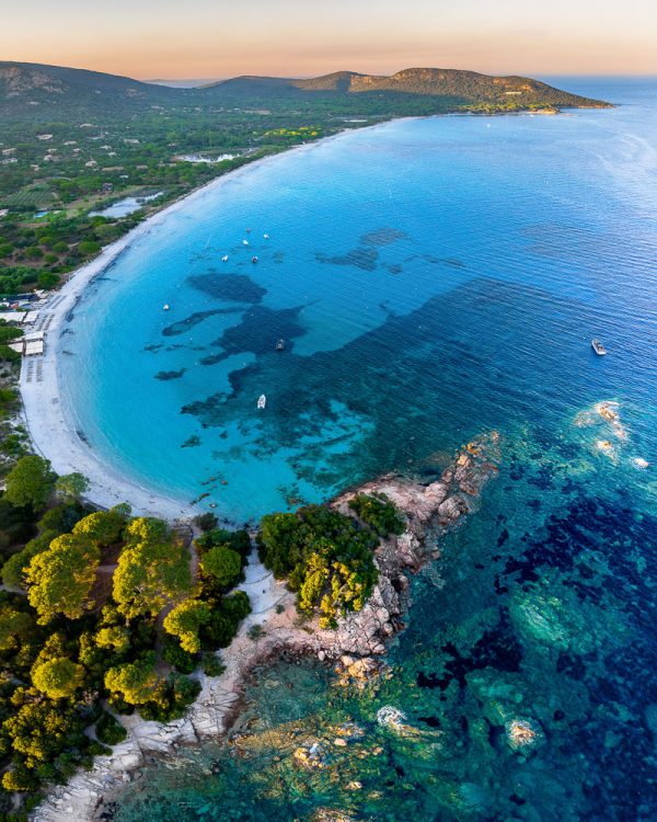 Palombaggia Beach in Corsica