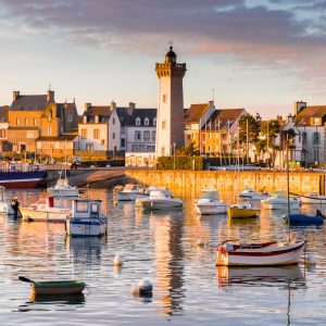 Roscoff harbor in Brittany